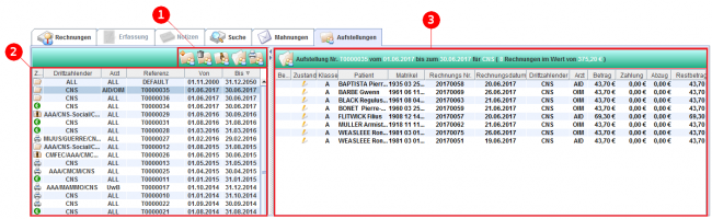 Reiter Drittzahlende Aufstellungen