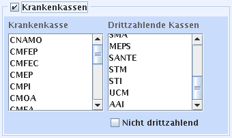 Suche nach Krankenkasse
