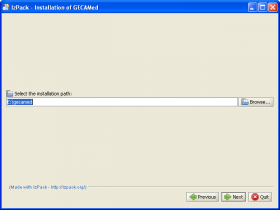  Sélection du répertoire d'installation