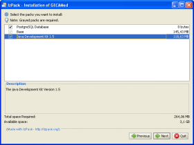  Les options à installer