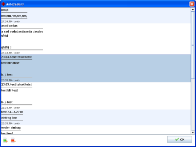 Antezedenz Übersicht