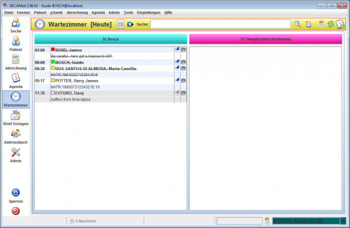 Das Wartezimmer-Modul