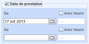 Ausführungsdatum Bereich