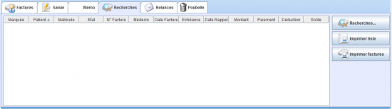 Rechercher une facture