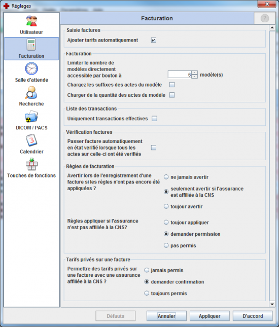 Benutzereinstellungen